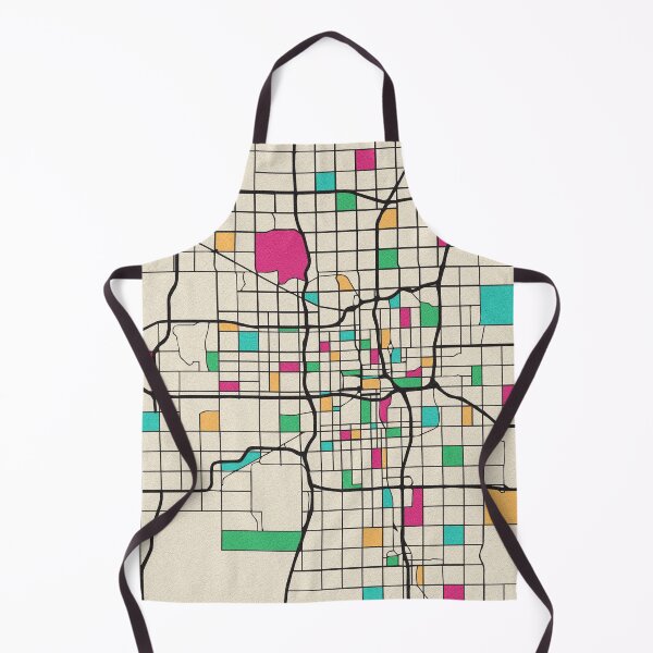 Item preview, Oklahoma City, USA Street Map designed and sold by A Deniz Akerman.