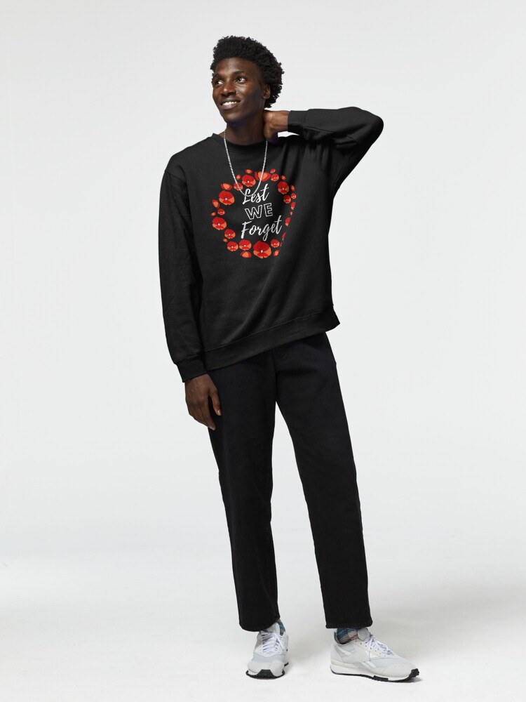 Discover Lest We Forget. Remembrance Day Pullover Sweatshirt