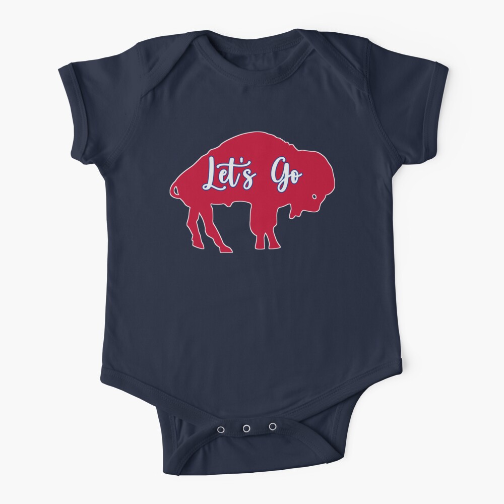 Buffalo Bills Baby Onesie Let's Go Buffalo Front, 55% OFF