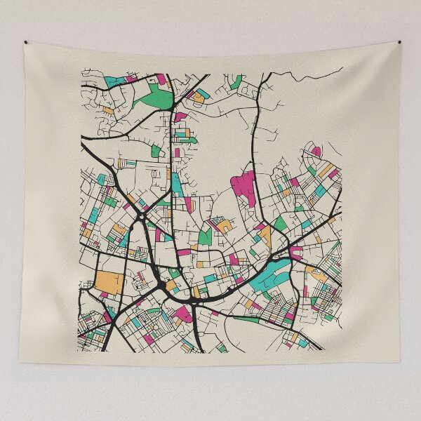 Item preview, Oldham, England Street Map designed and sold by A Deniz Akerman.