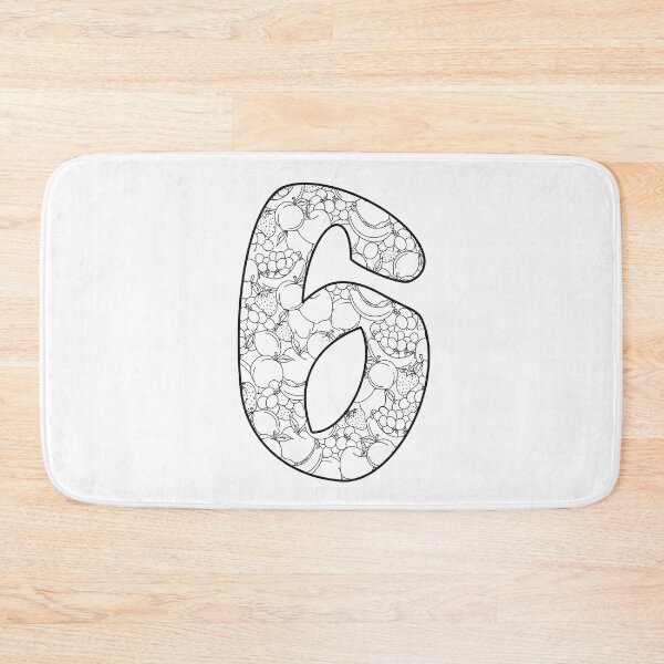 Item preview, Number 6- Fruity Print sticker designed and sold by Fruit-Tee.