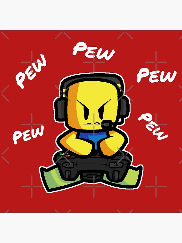 Roblox Gamer Noob Pew Pew Gaming Birthday Gift For Kids Tote Bag By Smoothnoob Redbubble - cute noob roblox