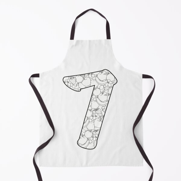 Item preview, Number 7- Fruity Print sticker designed and sold by Fruit-Tee.