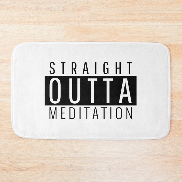 Item preview, Straight outta meditation designed and sold by spiritual-tee.