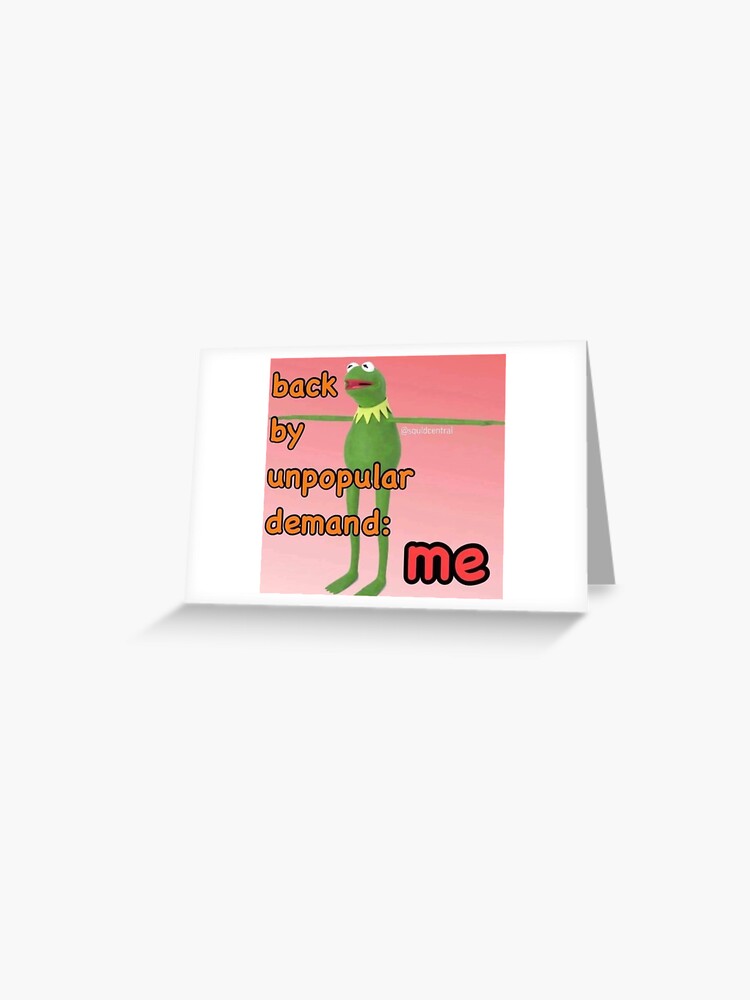 no u card kermit