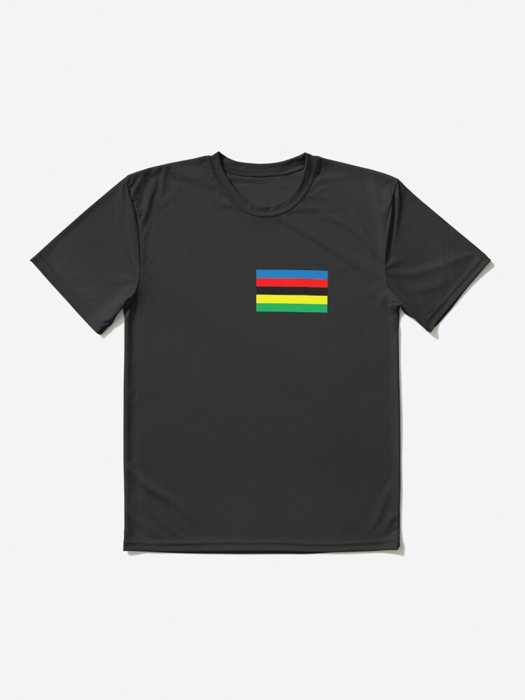 Cycling Stripes - World Champion Jersey colors Active T-Shirt for Sale by  Seanmeyer