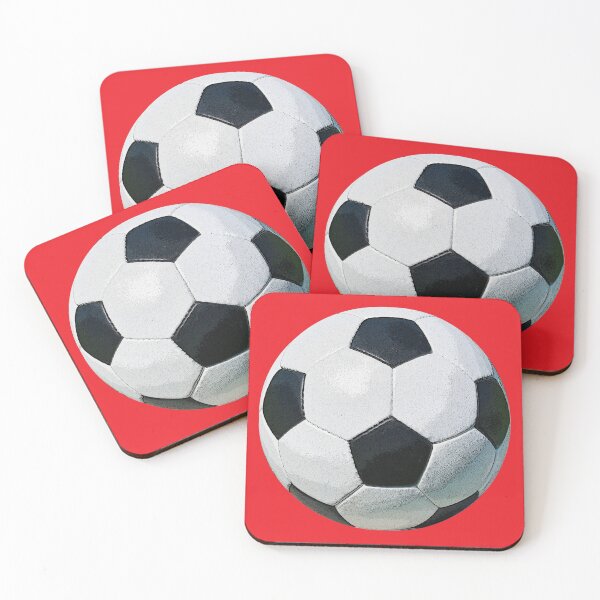 Item preview, Vintage soccer ball red designed and sold by Calimax61.
