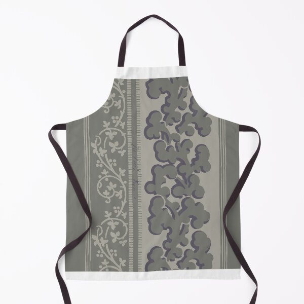 Item preview, Blue and white-flowered antique french restored and vectorized wallpaper designed and sold by paulgrand.