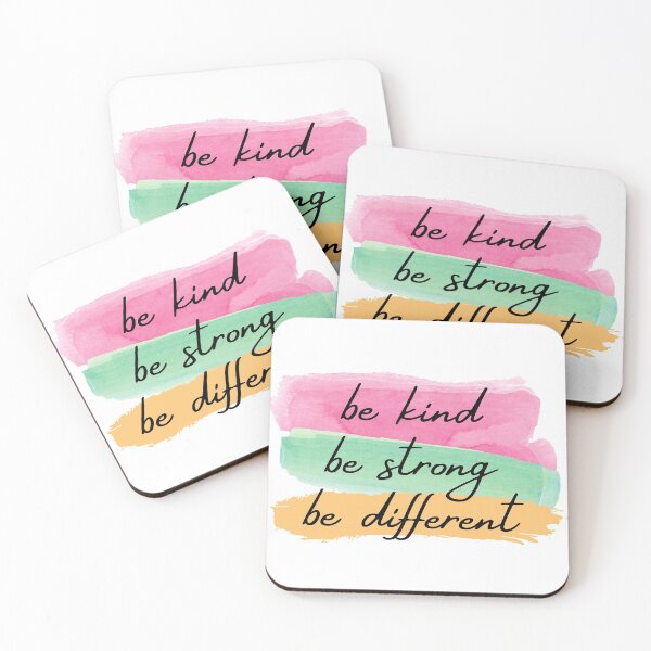 Item preview, Be Kind Be Strong Be Different designed and sold by The Little Wood Cottage.