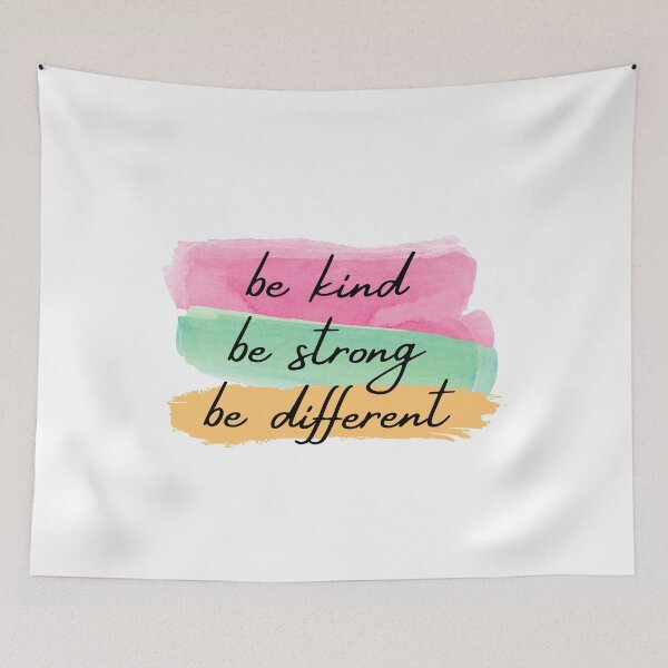 Item preview, Be Kind Be Strong Be Different designed and sold by The Little Wood Cottage.