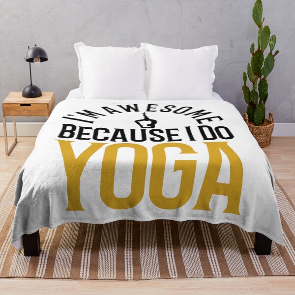 Item preview, I'm Awesome Because I do YOGA designed and sold by tw2us.