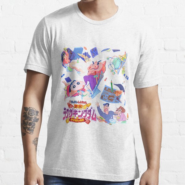 Logotipo de Crayon Shin-chan Camiseta esencial