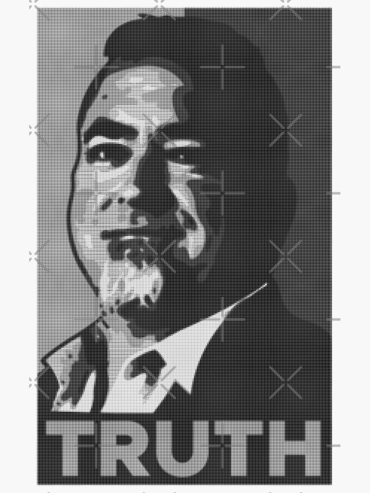 Thumbnail 3 of 3, Sticker, TRUTH Black & White Printing Press designed and sold by Dan Zetterström.