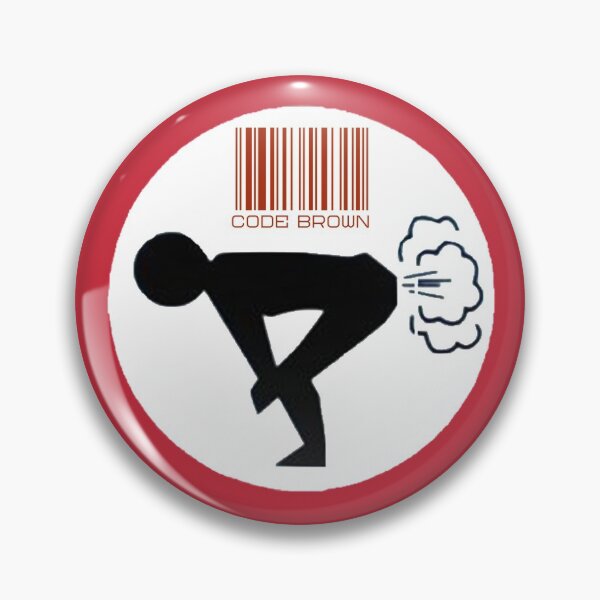 Item preview, Code Brown Danger Sign designed and sold by Spicy Chilli.
