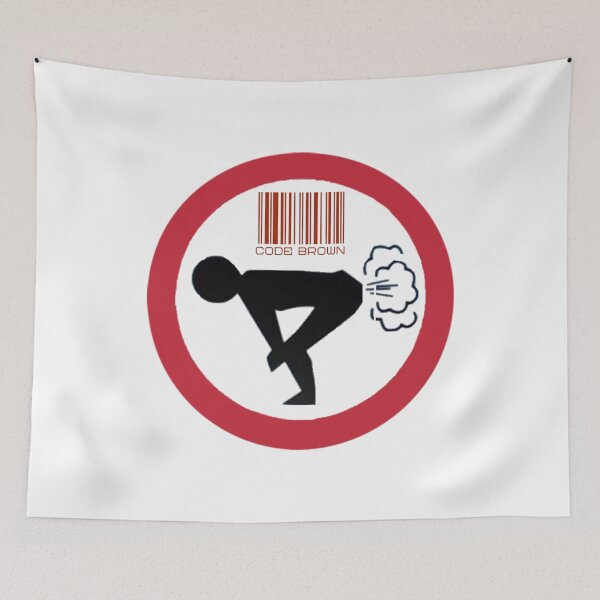 Item preview, Code Brown Danger Sign designed and sold by Spicy Chilli.