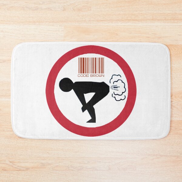 Item preview, Code Brown Danger Sign designed and sold by Spicy Chilli.