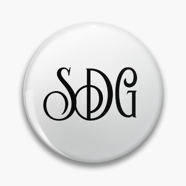 Item preview, Fancy SDG - Soli Deo Gloria designed and sold by HalpinDesign.
