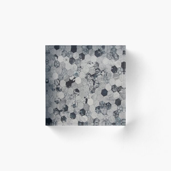 Octagonal Pattern Acrylic Block