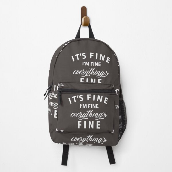 Item preview, It's Fine, I'm Fine, Everythings Fine designed and sold by Sarah Hearfield.