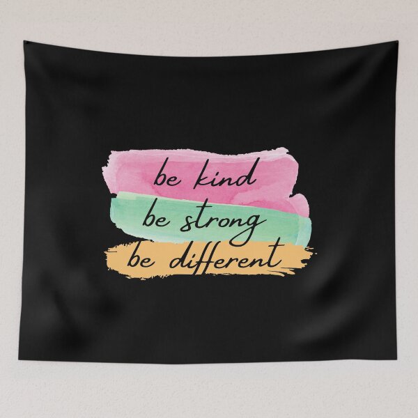 Item preview, Be Kind Be Strong Be Different designed and sold by The Little Wood Cottage.