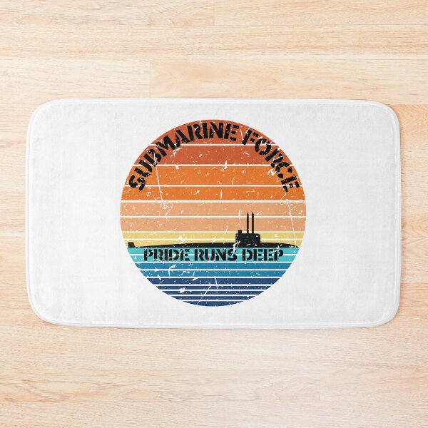 Item preview, Sunset Submarine Force Pride Distressed designed and sold by MadMando.