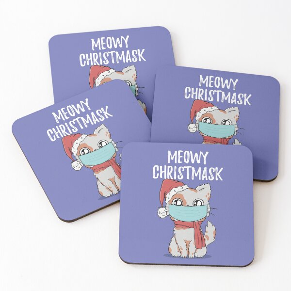 Item preview, Meowy Christmask Cute Christmas Cat designed and sold by CrystalCrush.
