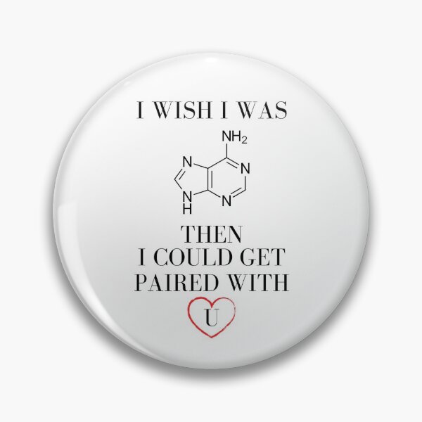 Item preview, I wish I was adenine then I could get paired with U designed and sold by NicheNerdDesign.