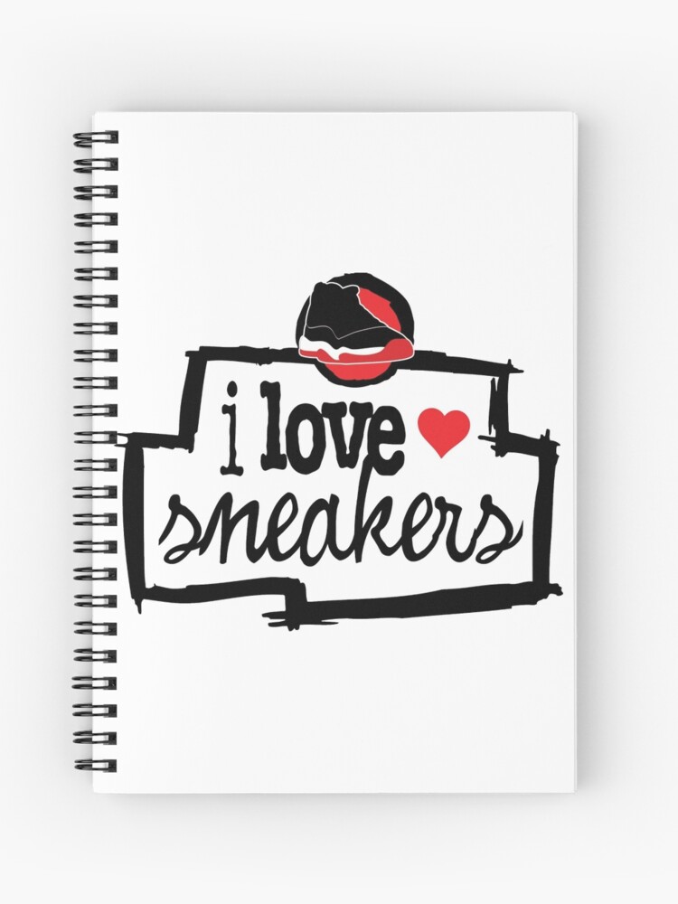 hånd buffet seng I Love Sneakers J11 Breds" Spiral Notebook for Sale by tee4daily | Redbubble