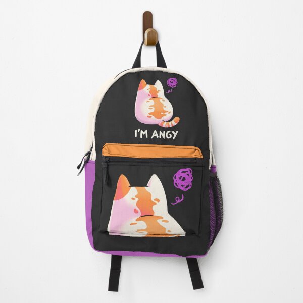 Item preview, No Talk Me Im Angy // Angry Kitty Meme, Fluffy, Kawaii designed and sold by Geekydog.