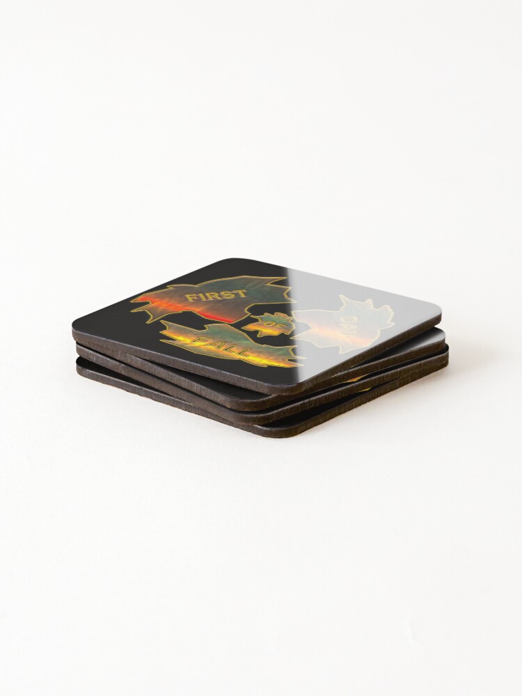 Thumbnail 4 of 5, Coasters (Set of 4), FIRST DAY OF FALL designed and sold by Ralek.