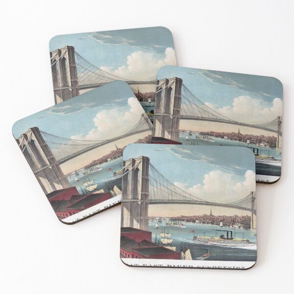 Item preview, Brooklyn Bridge Art By Currier And Ives designed and sold by MHirose.
