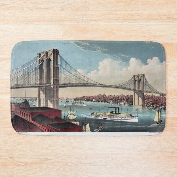 Item preview, Brooklyn Bridge Art By Currier And Ives designed and sold by MHirose.