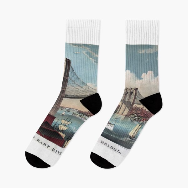 Item preview, Brooklyn Bridge Art By Currier And Ives designed and sold by MHirose.