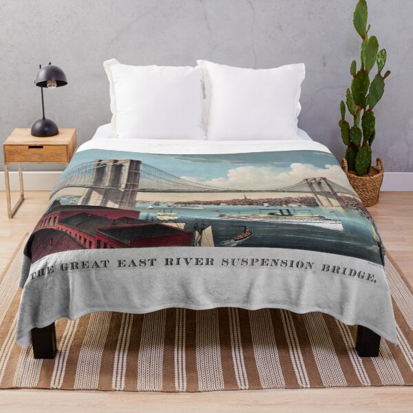 Item preview, Brooklyn Bridge Art By Currier And Ives designed and sold by MHirose.