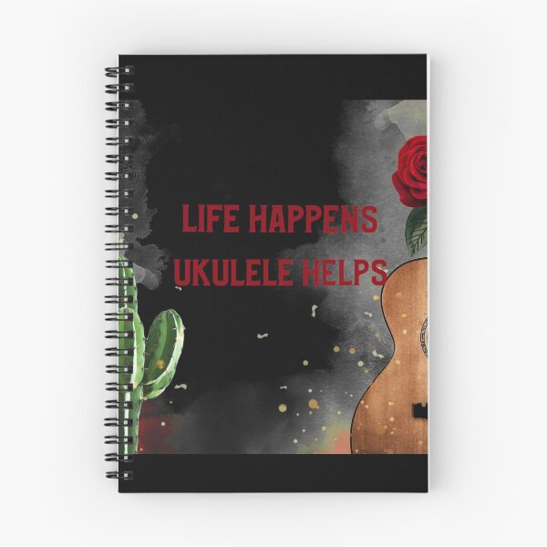 Item preview, Life Happens Ukulele Helps  designed and sold by joabaj.
