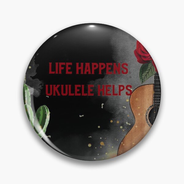 Item preview, Life Happens Ukulele Helps  designed and sold by joabaj.