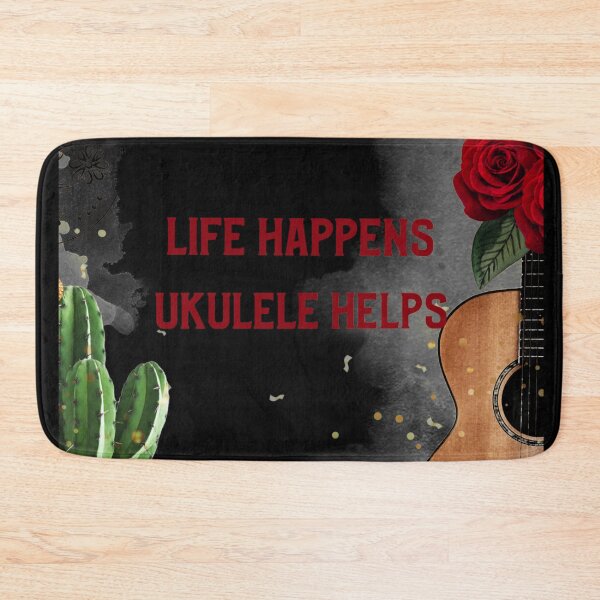 Item preview, Life Happens Ukulele Helps  designed and sold by joabaj.