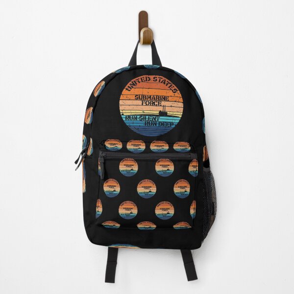 Item preview, Sunset US Submarine Force Run Silent Distressed designed and sold by MadMando.