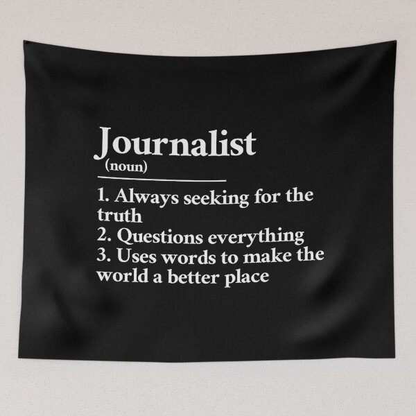 Item preview, Journalist definition designed and sold by Statim.