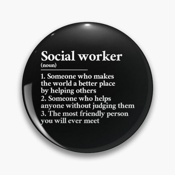 Item preview, Social worker definition designed and sold by Statim.