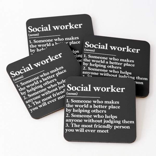 Item preview, Social worker definition designed and sold by Statim.