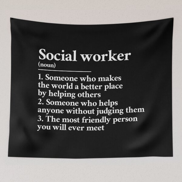 Item preview, Social worker definition designed and sold by Statim.