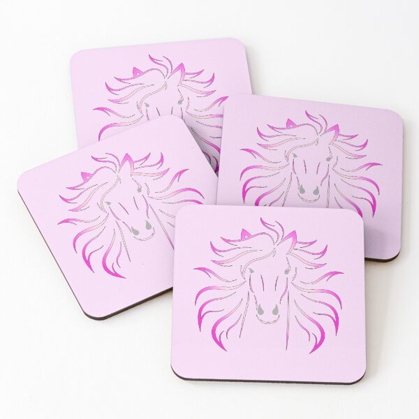 Item preview, The Pink - Purple Happy Horse designed and sold by WLHmedia.com .