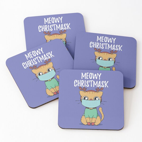 Item preview, Meowy Christmask Cute Christmas Cat designed and sold by CrystalCrush.