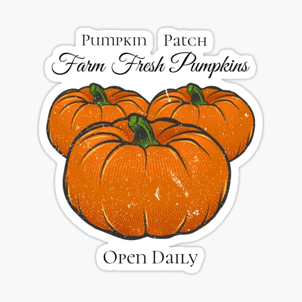 Item preview, Pumpkin Patch Farm Fresh Pumpkins designed and sold by CozyCottage.