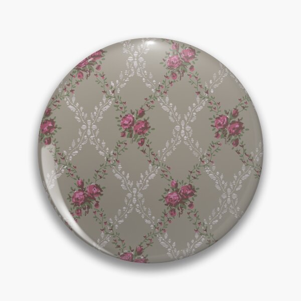 Item preview, Rose lattice restored and vectorized french antique Shabby Chic wallpaper designed and sold by paulgrand.