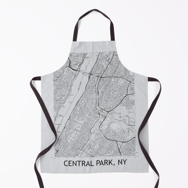 Item preview, Central Park, NY Topographical Map Grey designed and sold by PGHPhotoCo.