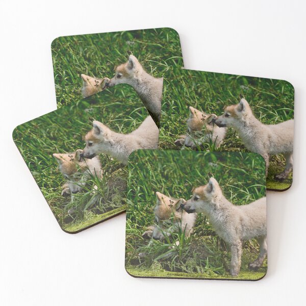 Item preview, Arctic Wolf Pups designed and sold by WolvesOnly.