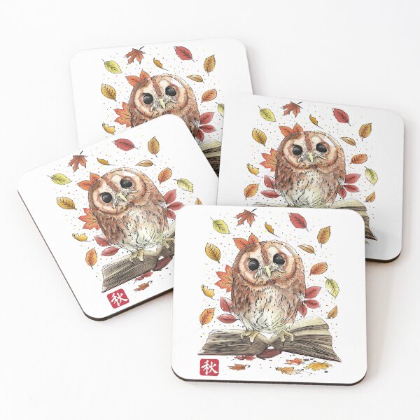 Item preview, Owl Leaves and Books designed and sold by zoezowie79.