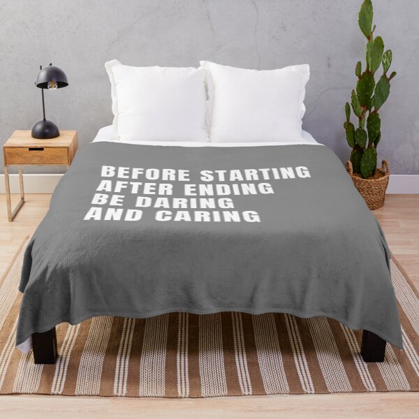 Item preview, Before Starting After Ending Be Daring and Caring | Inspiration Quote designed and sold by kindxinn.